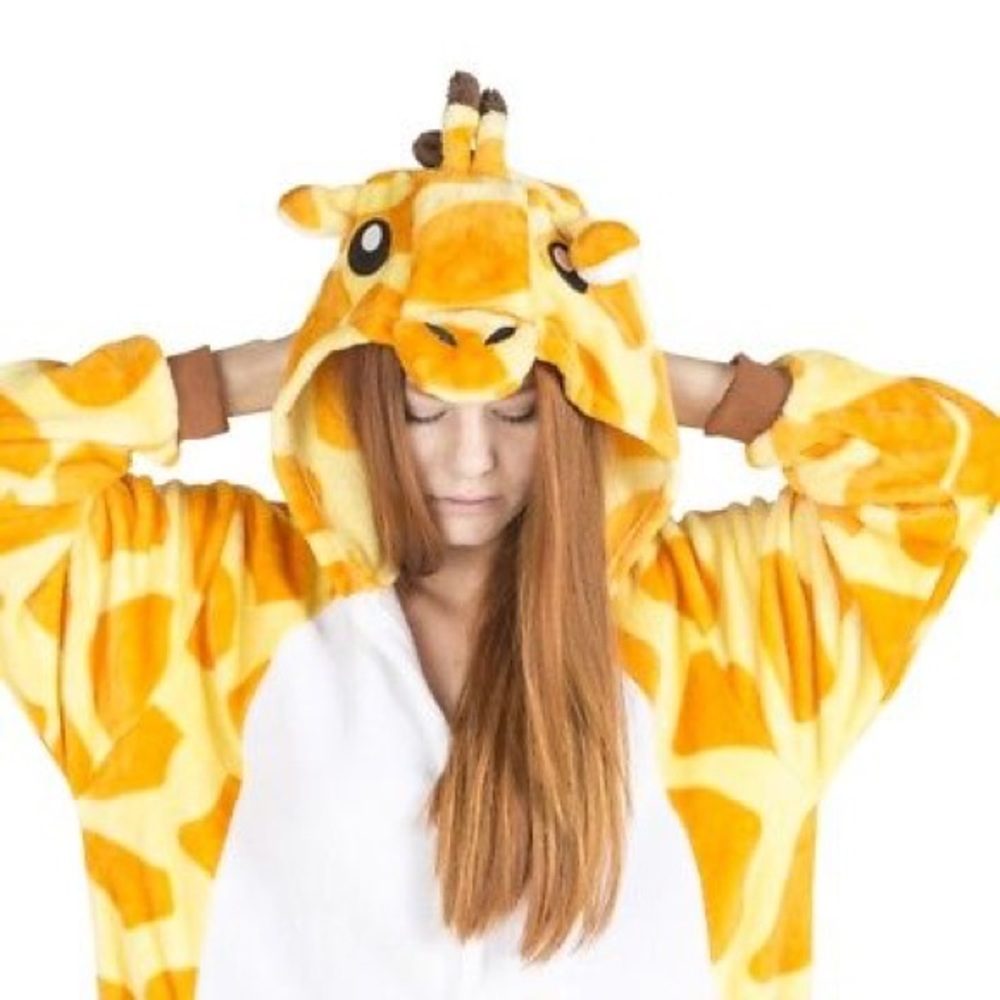 Giraffe pijama unisex adults I love Yumio